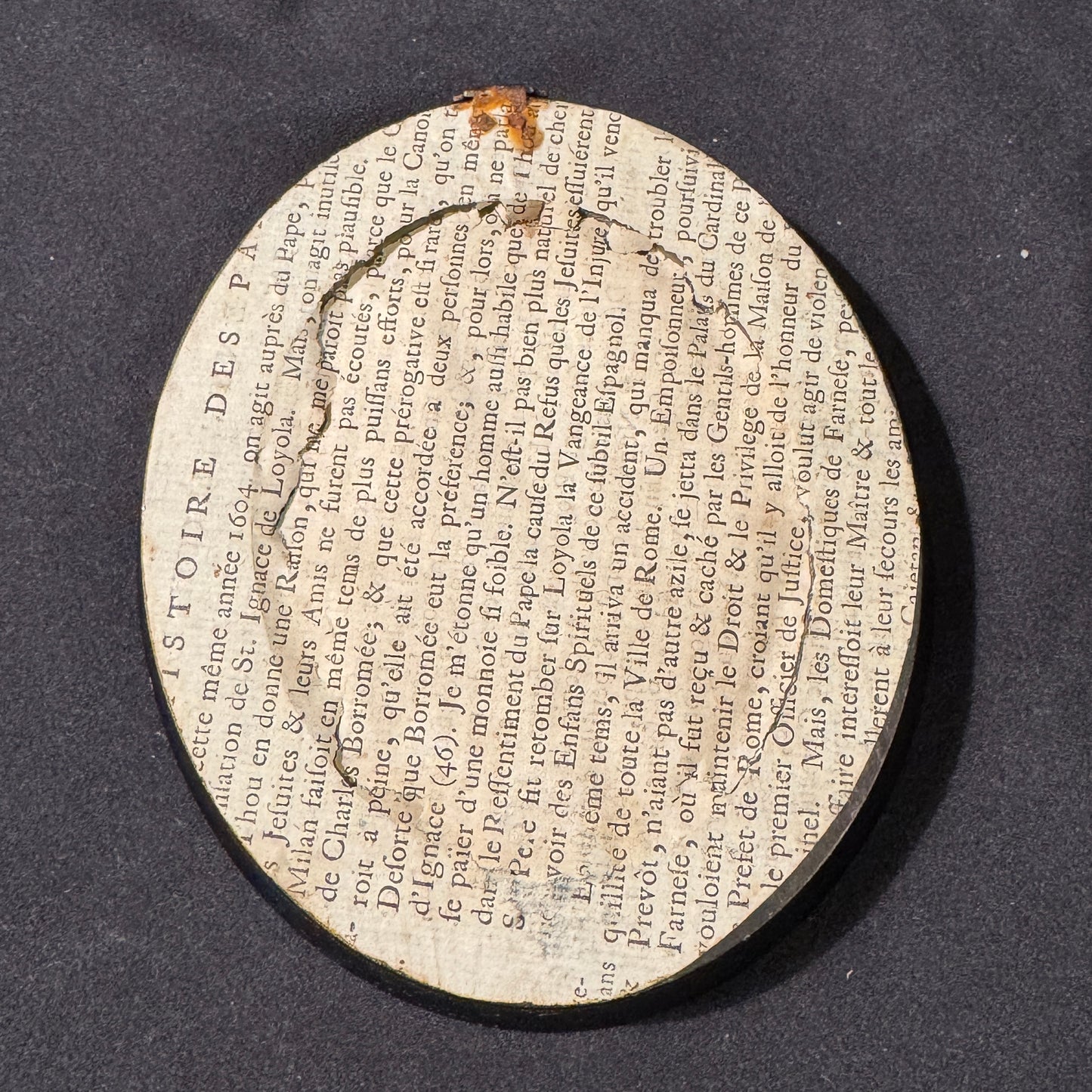 Peinture miniature sous verre « Pauline Borghese - Bonaparte »