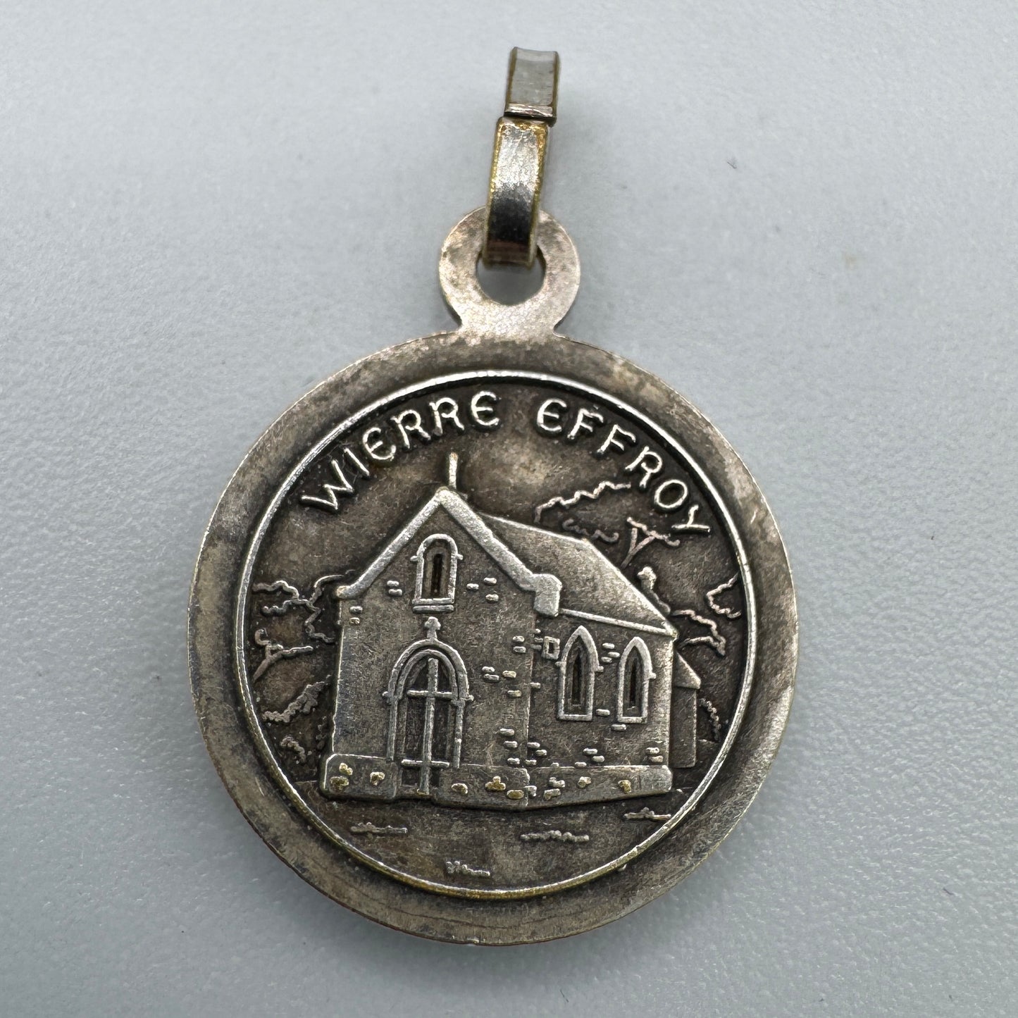 Médaille religieuse ancienne « Sainte Godeleine »