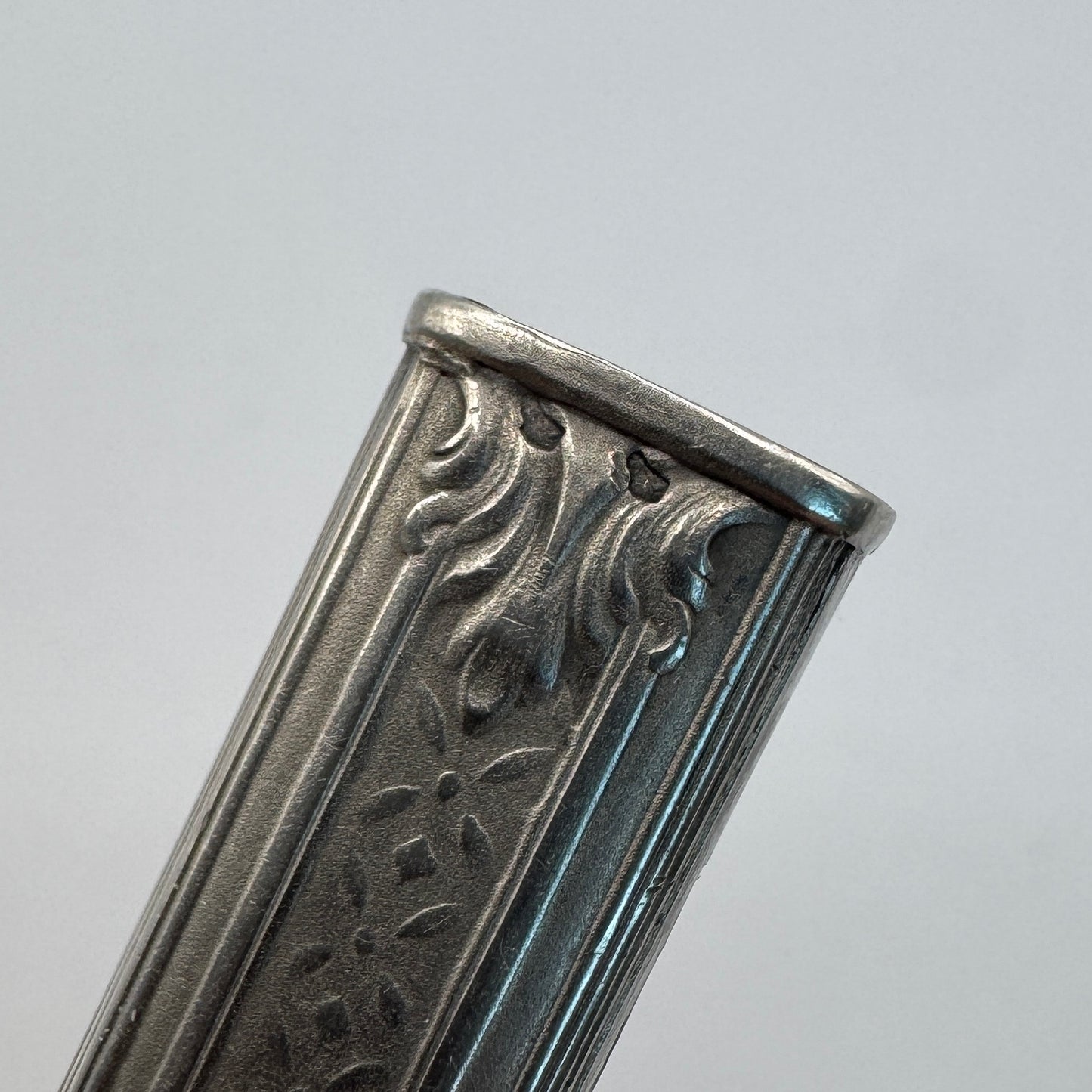 Porte crayon ancien Art Nouveau - argent massif