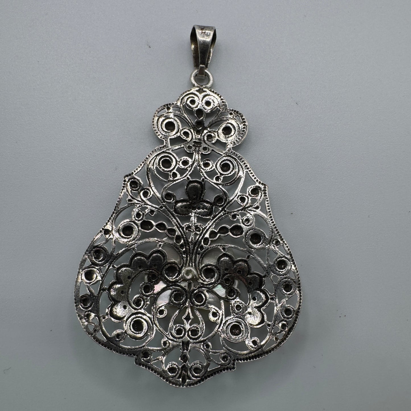 Pendentif ancien « souvenir de Bretagne » - Métal argente
