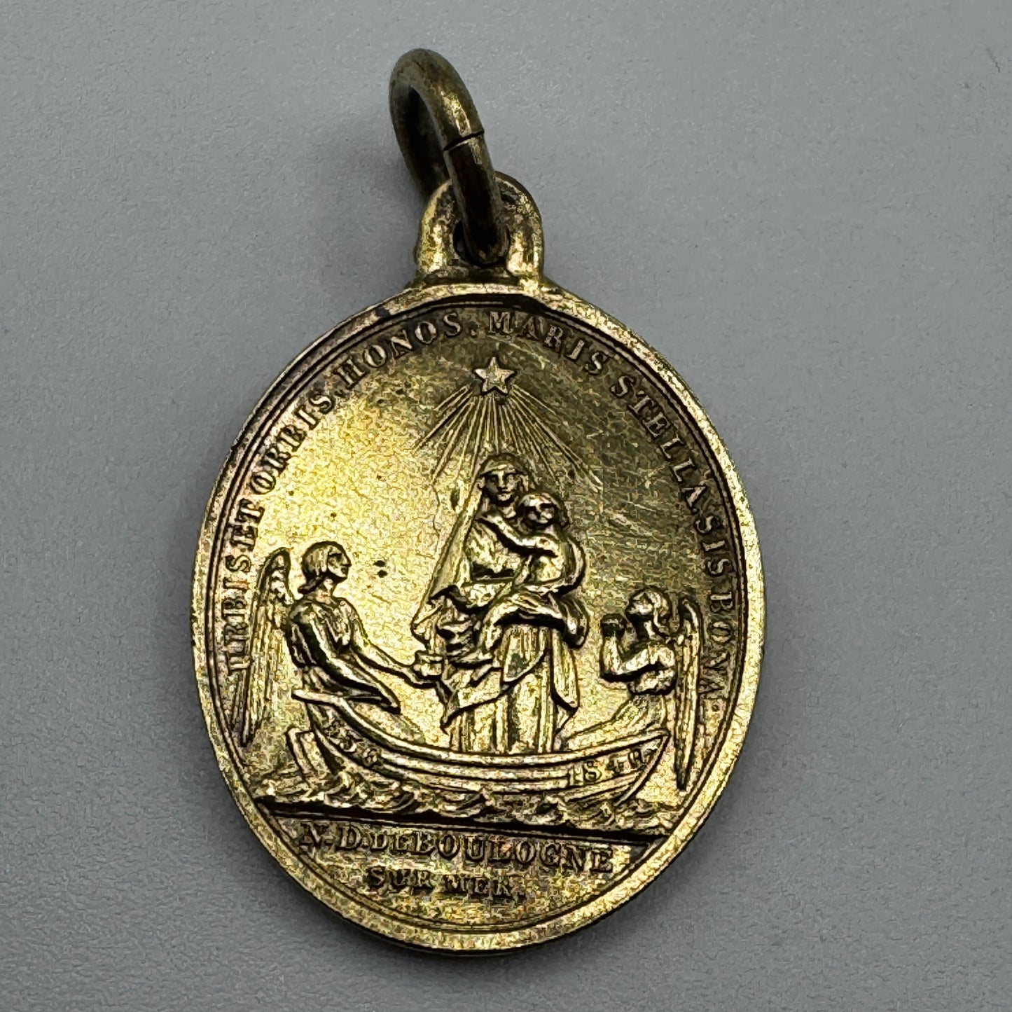 Médaille religieuse ancienne XIXeme « cœur de Marie »
