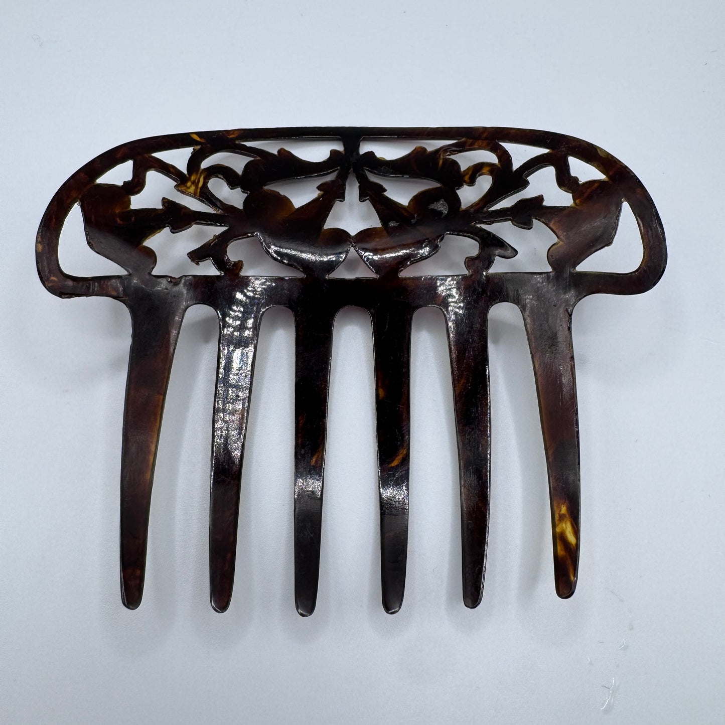 Peigne à cheveux art deco - celluloïd