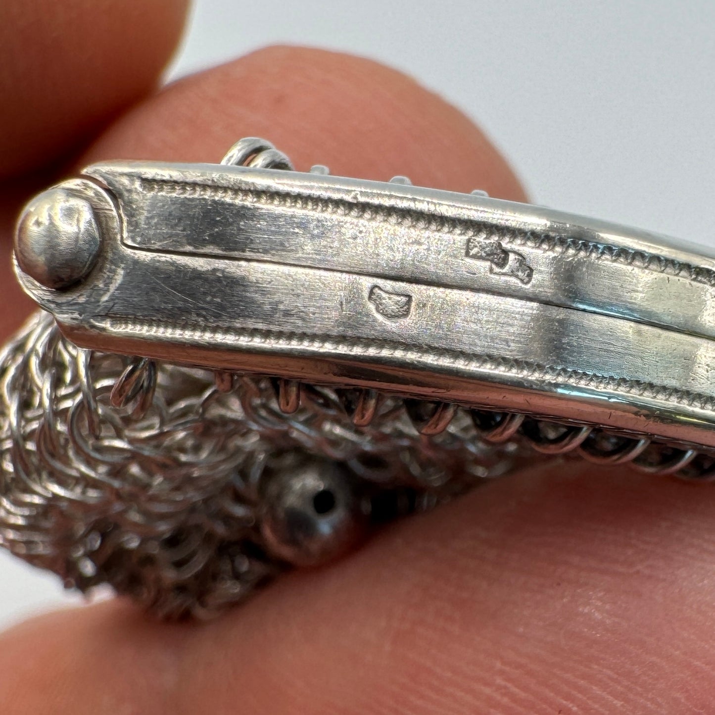Bourse porte Louis Ancienne Art en argent