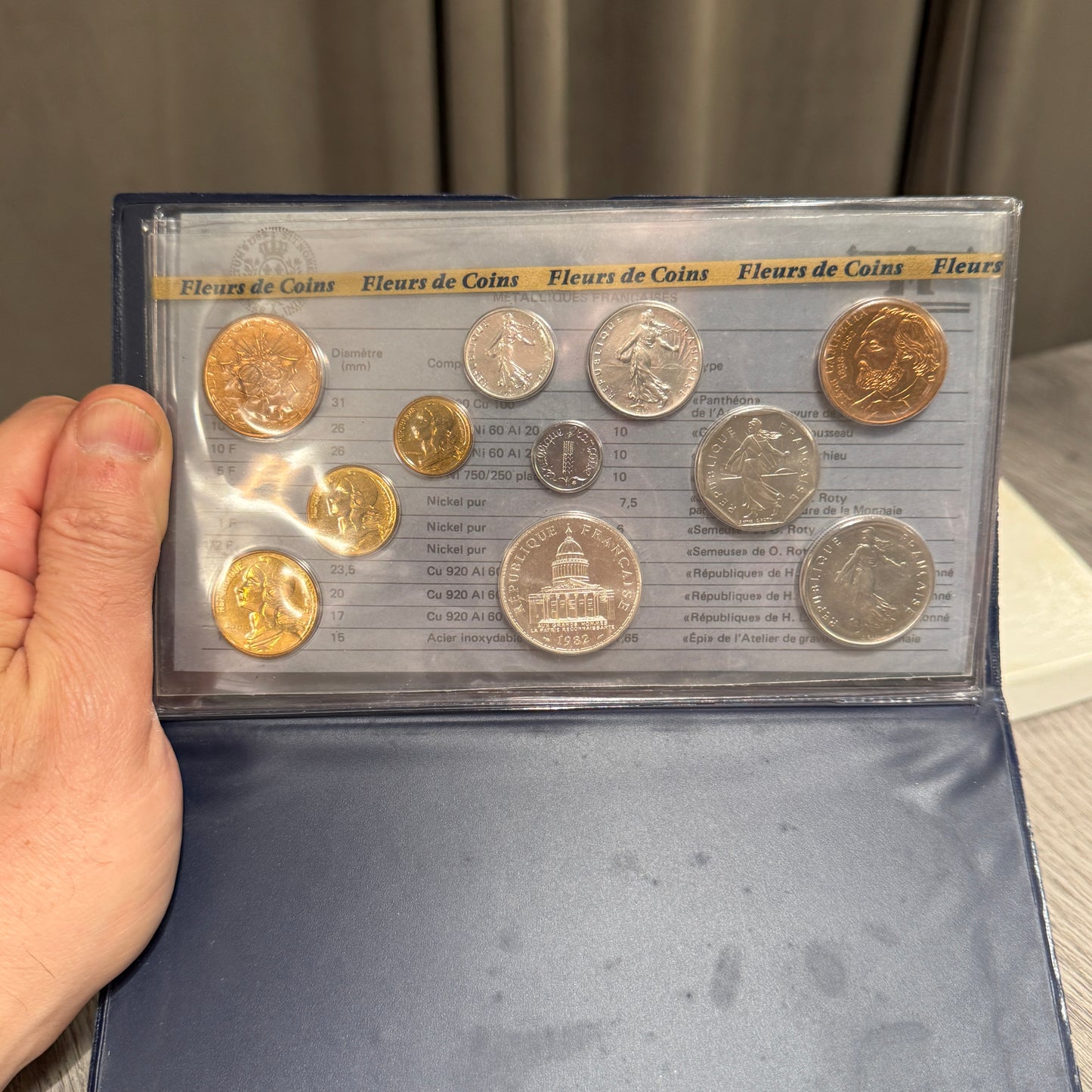 France Coffret FDC 1982 Monnaie De Paris