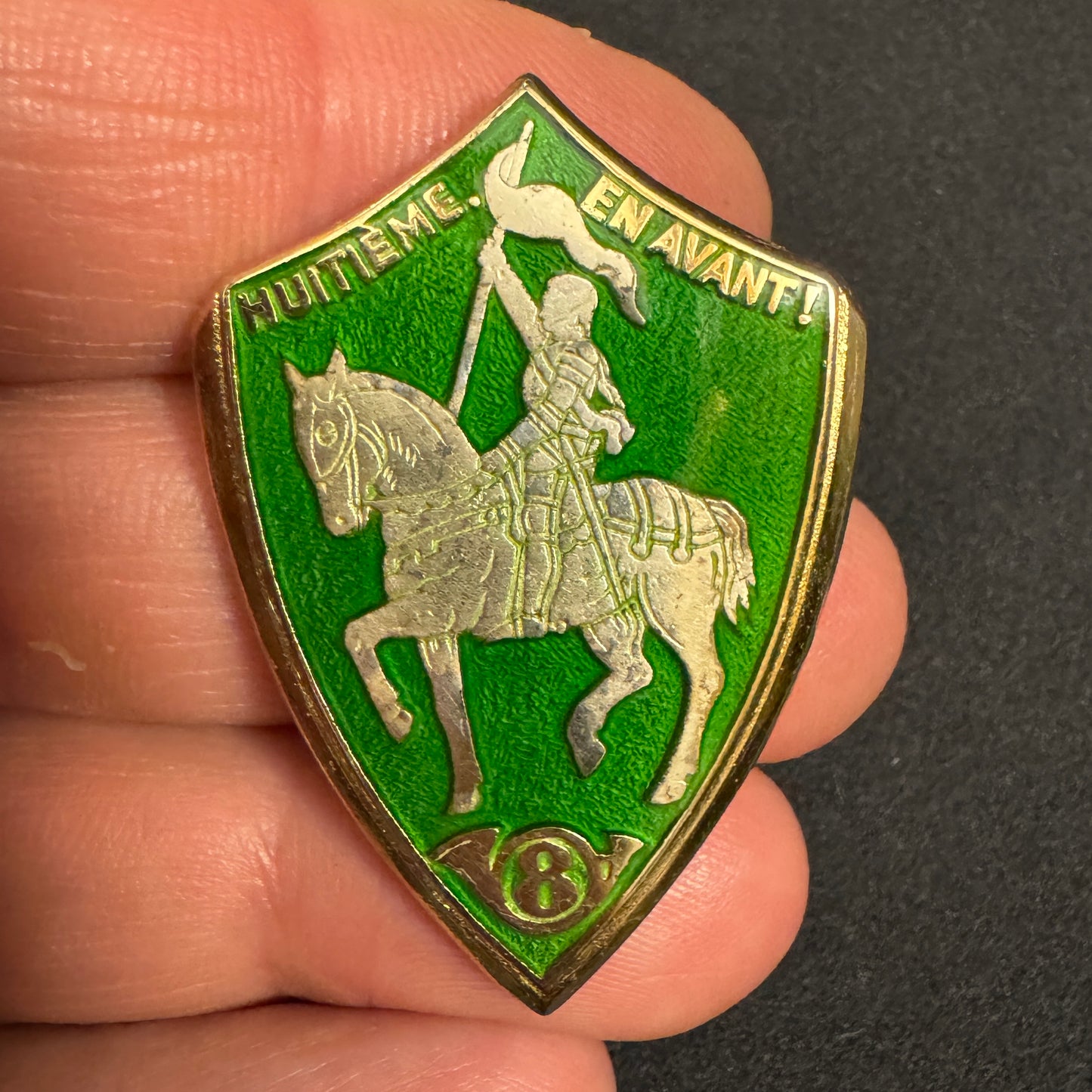 Insigne 8e régiment de chasseurs à cheval - Jeanne D’Arc