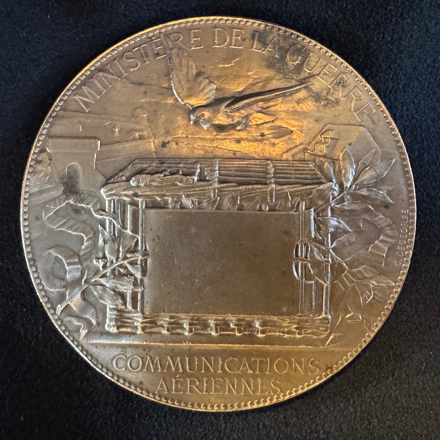 Médaille ancienne en Bronze « Commune de Paris 1870-1871 Communications Aériennes »