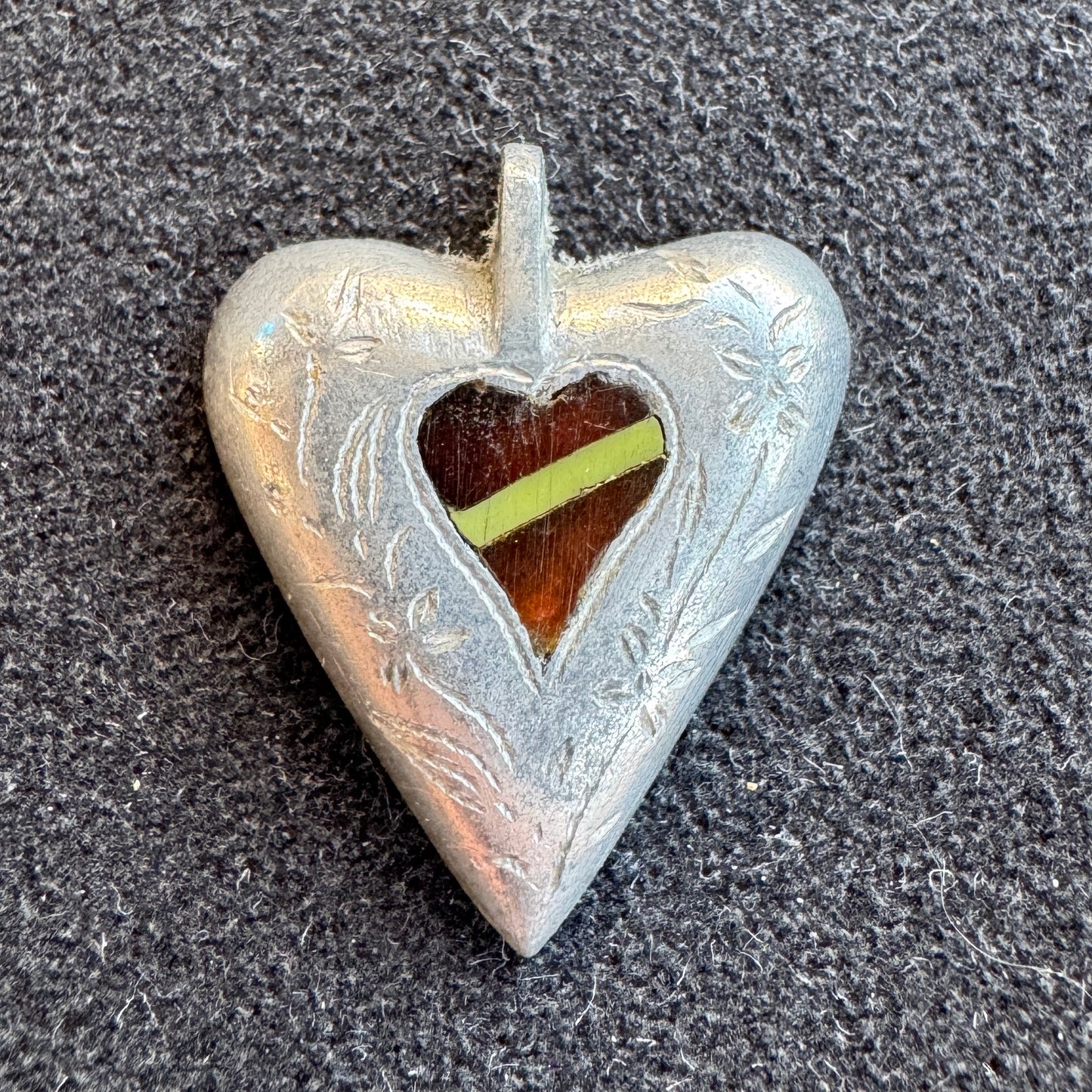 pendentif artisanat de tranchée WW1 - « souvenir prisonnier Russe 1914-1917 »