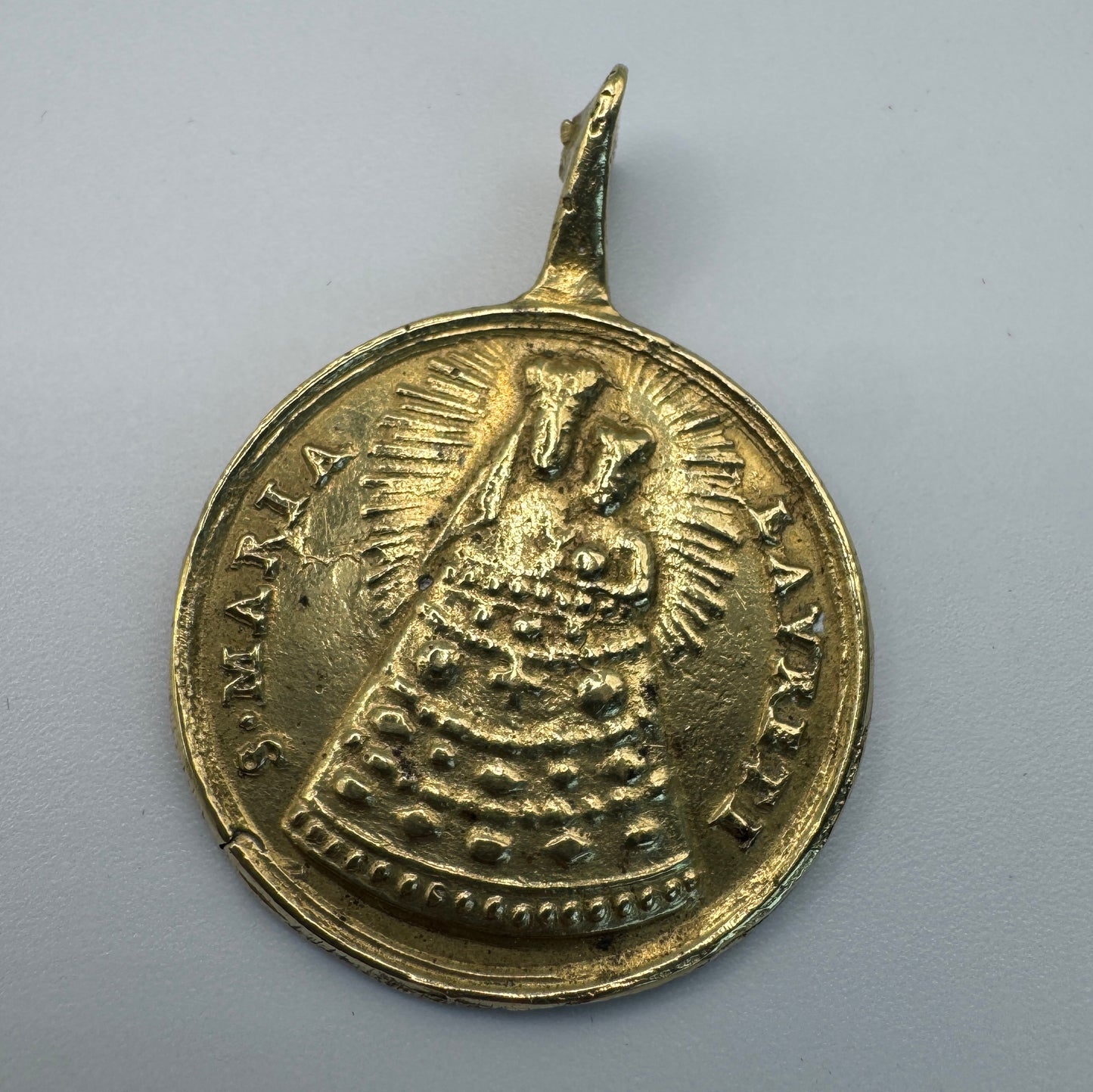Médaille religieuse ancienne 18e - Sainte Maria Lavret