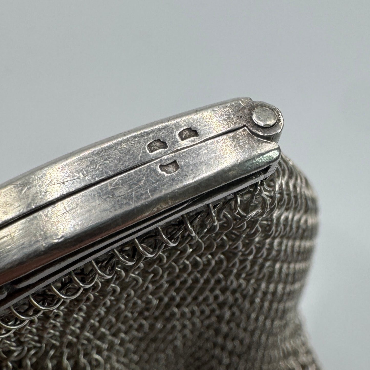 Bourse porte Louis Ancienne ART DECO en argent