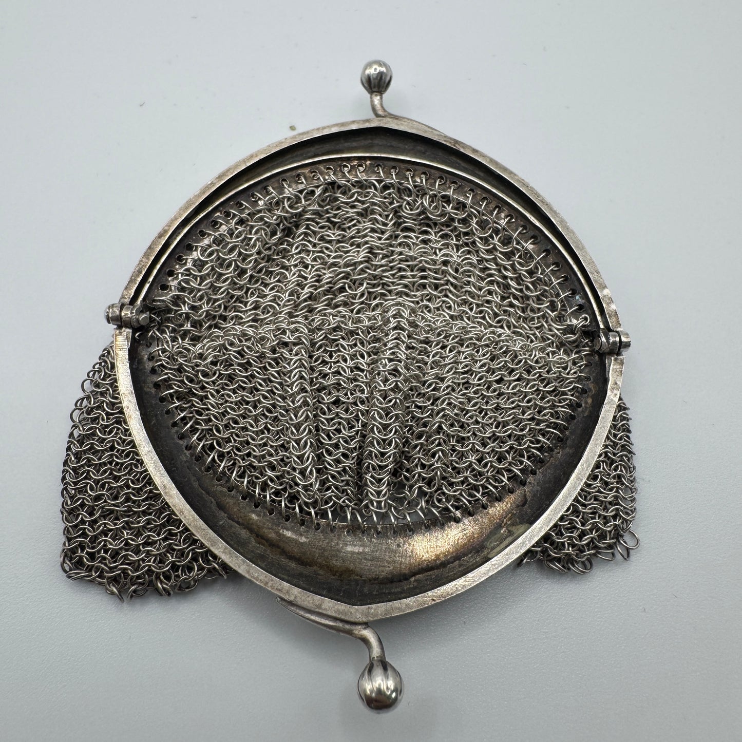 Bourse porte Louis Ancienne ART DECO en argent