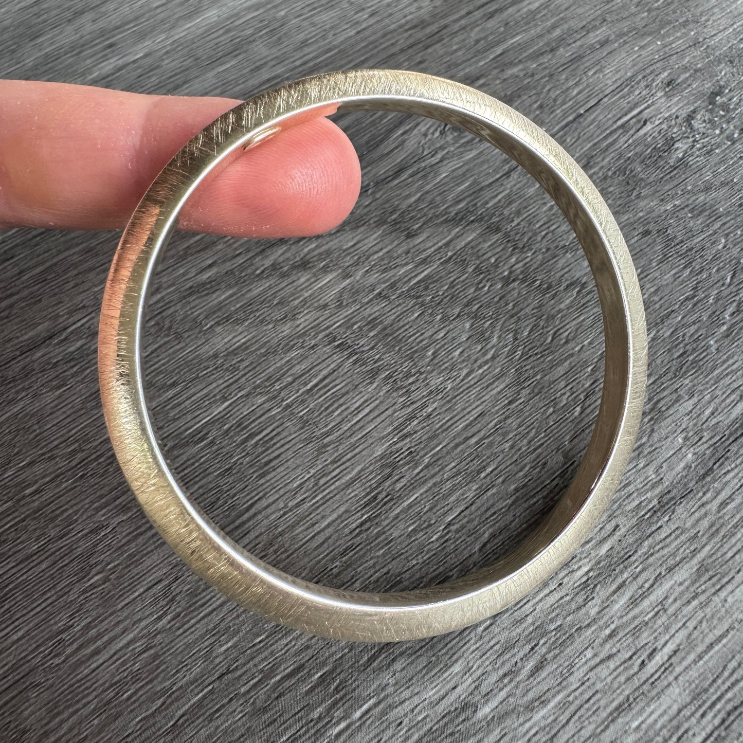 Bracelet en argent vermeil ciselé