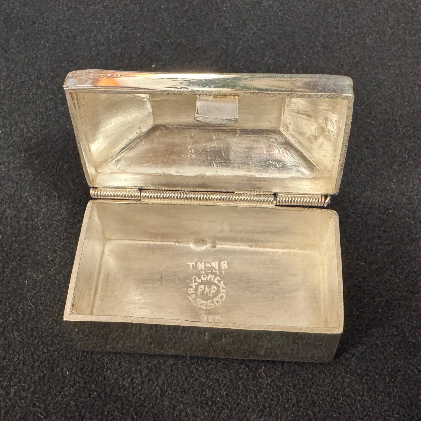 petite boîte pilulier en argent - Mexico 925