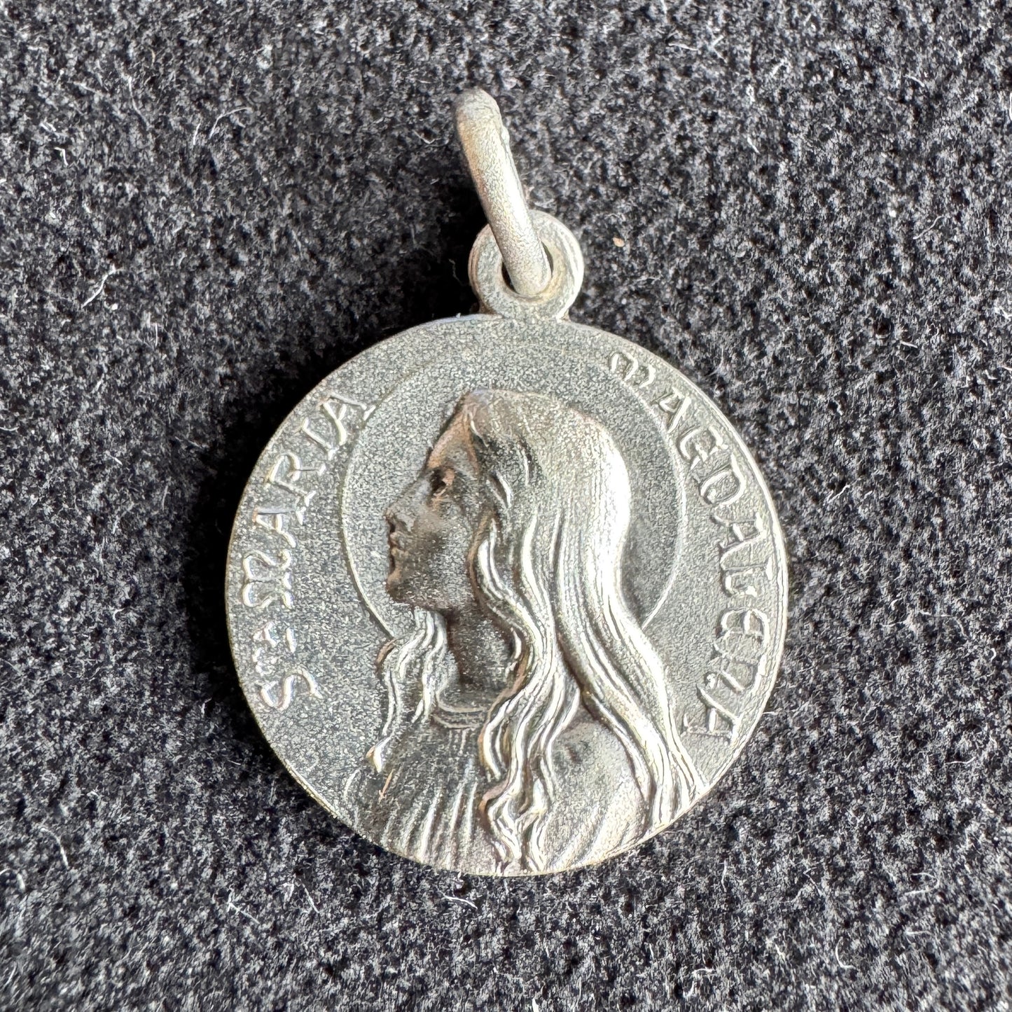 Médaille religieuse ancienne « Sainte Maria Magdalena »