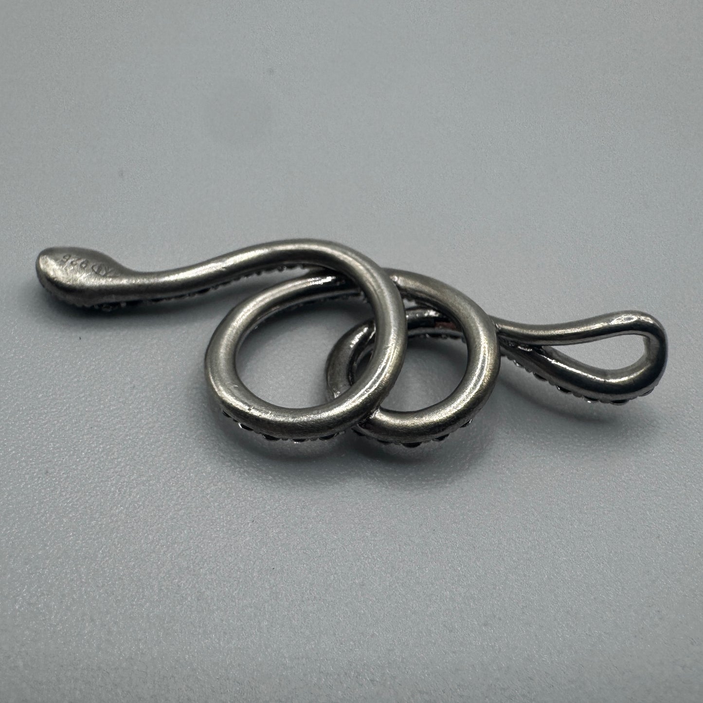 Joli Pendentif en argent massif « serpent »