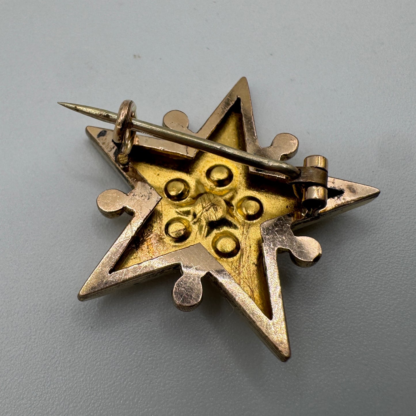 Broche ancienne vers 1900 - plaqué or