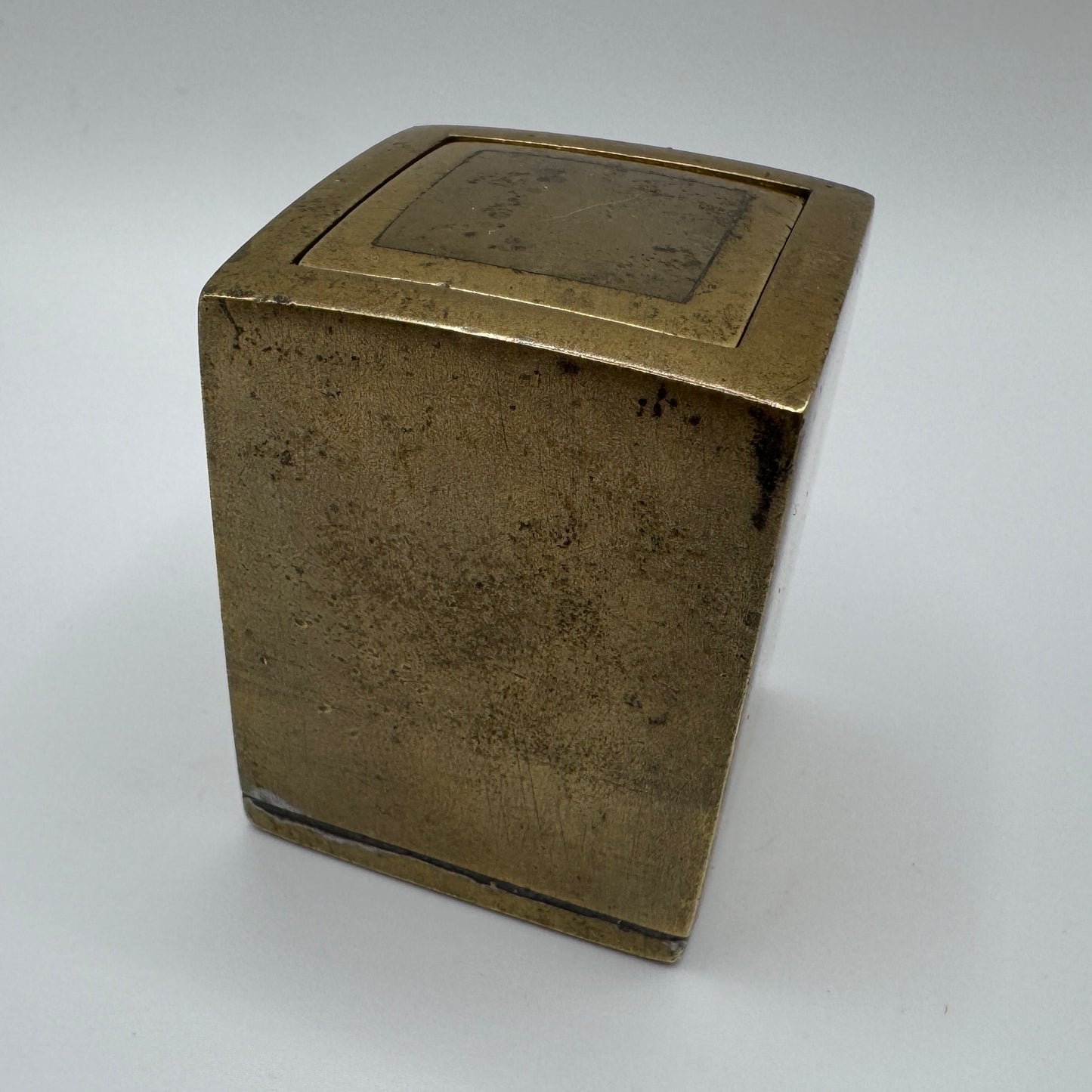 Jeu de dé asiatique ancien en bronze - vers 1900