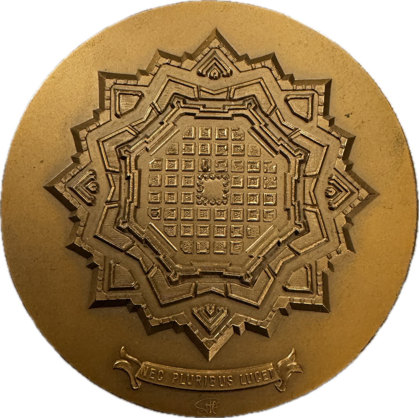 Médaille artistique en bronze « Vauban fondateur de NEUF-BRISACH »