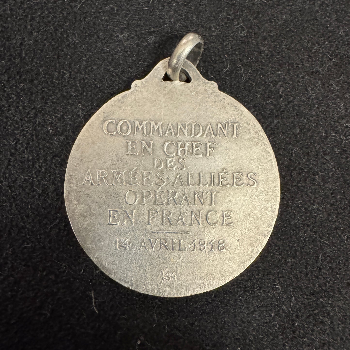 Médaille patriotique militaire 1918 « Maréchal FOCH - commandant en chef des armées alliées »