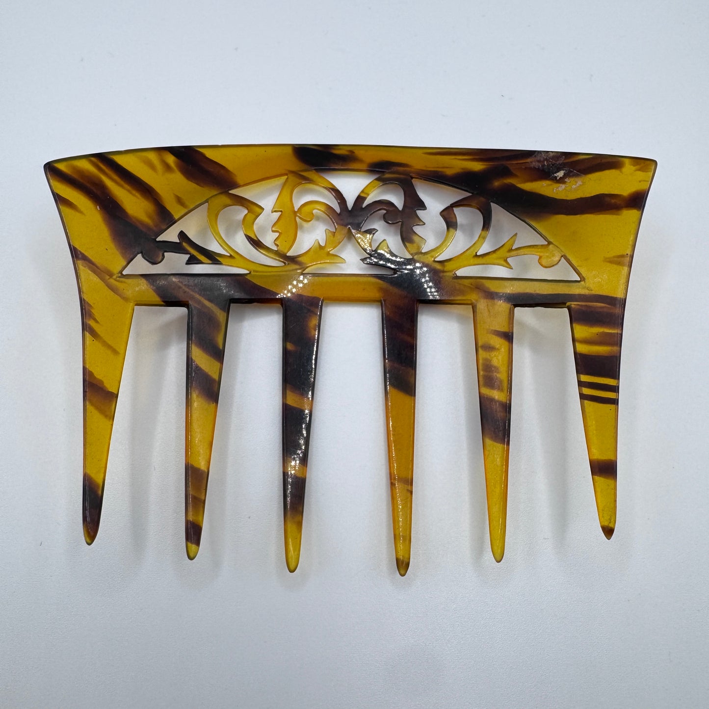 Peigne à cheveux art deco - celluloïd