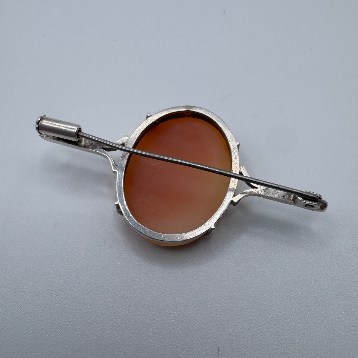 Broche ancienne camée - monture argent