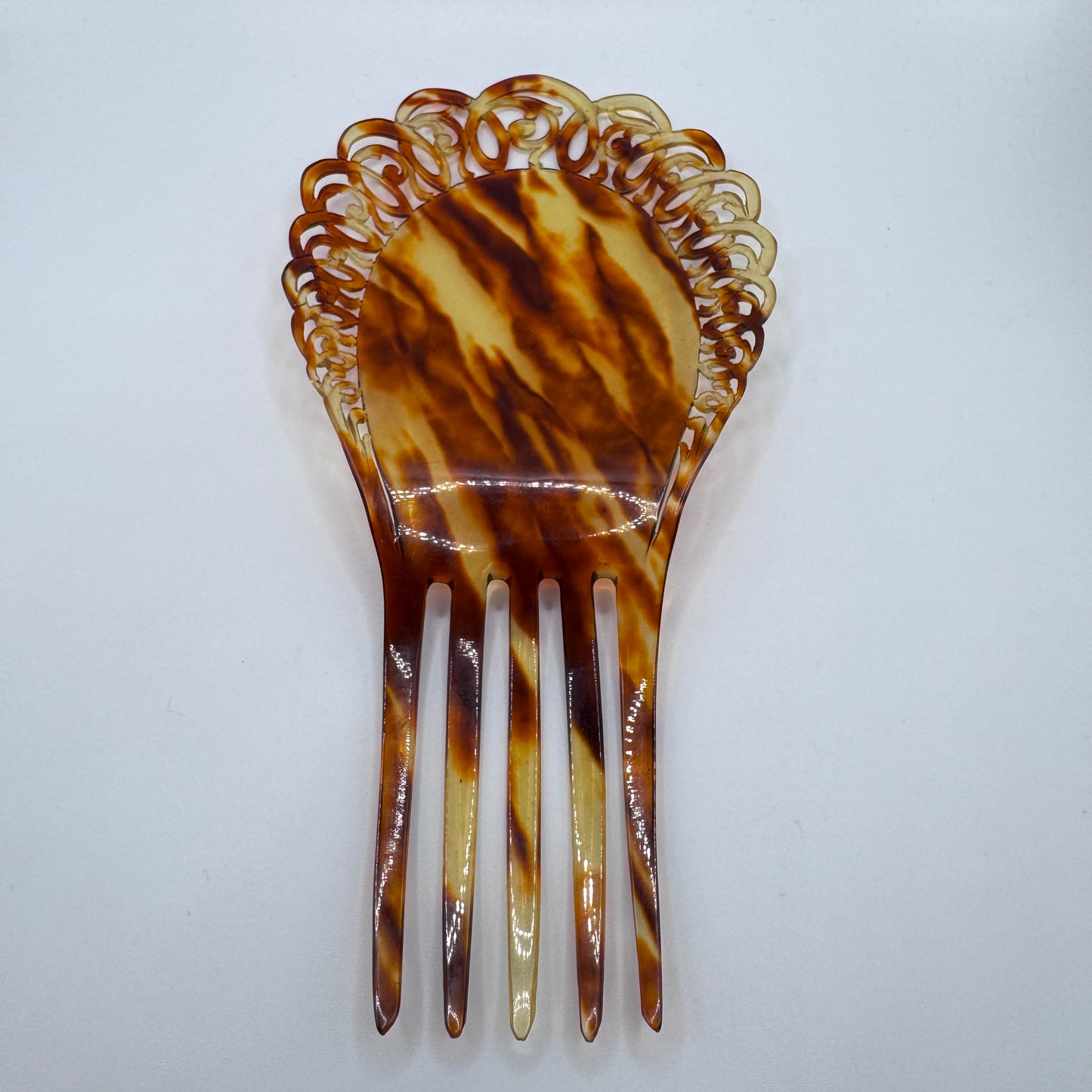 Peigne à cheveux art deco - celluloïd