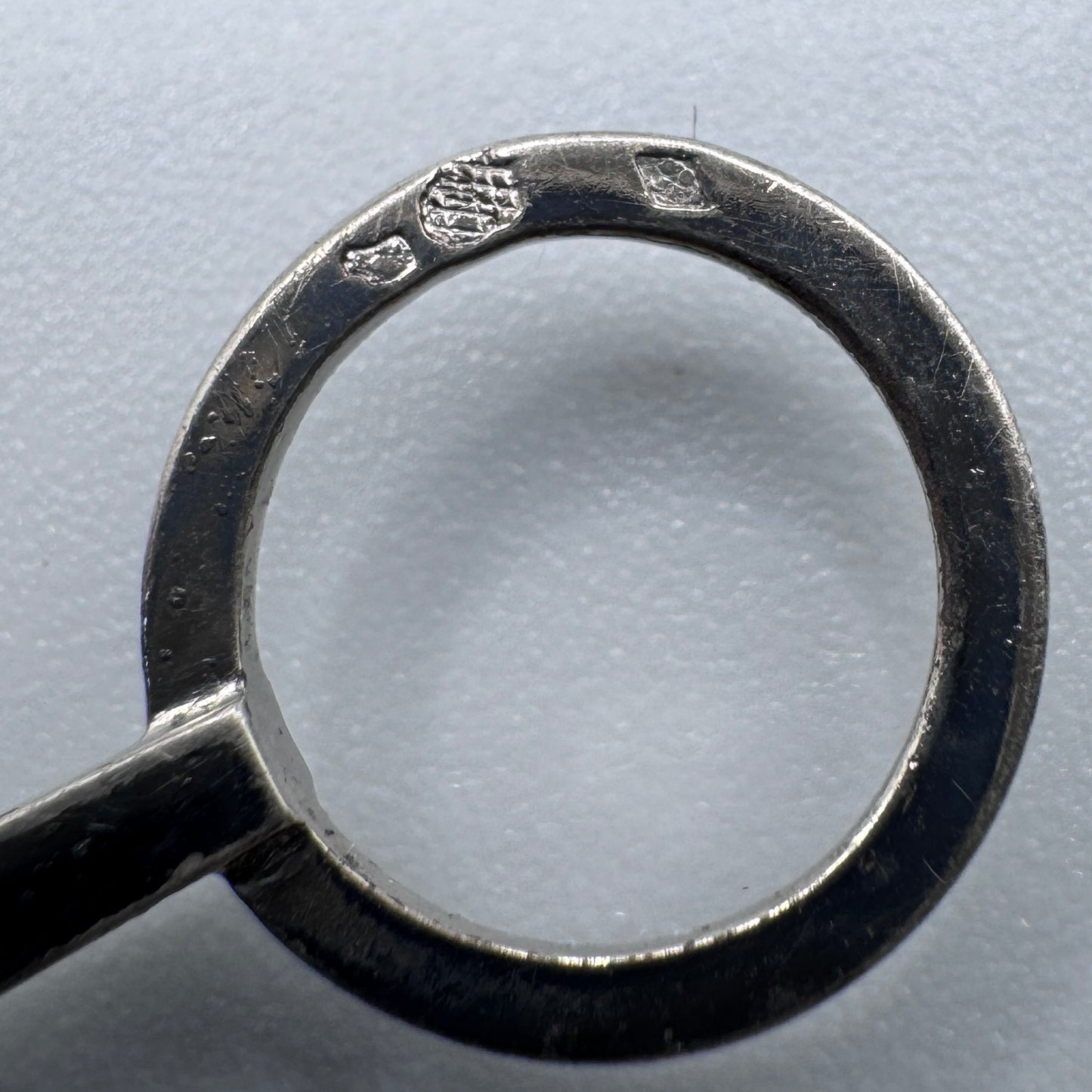 Paire de lorgnons anciens - argent massif