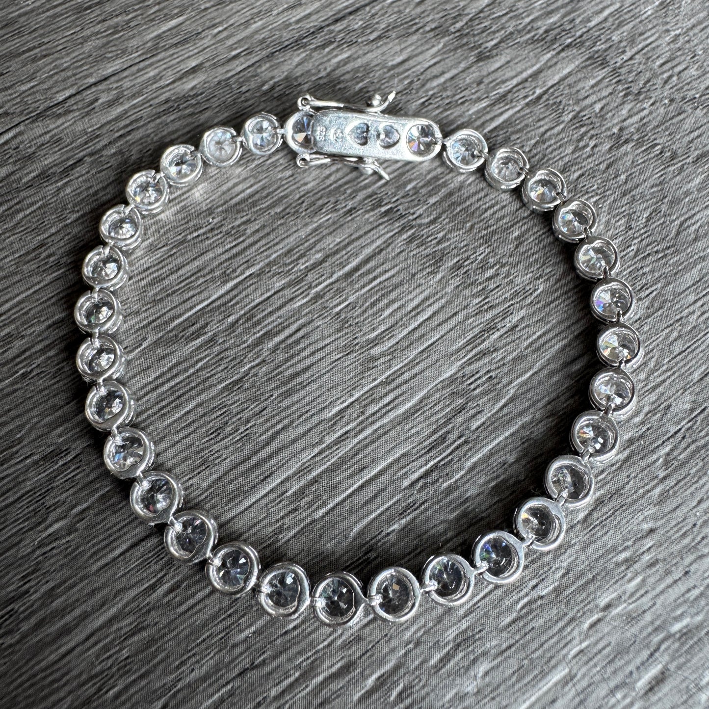 Bracelet en argent 925 et brillants