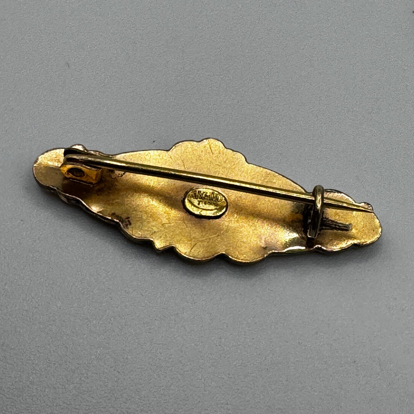 Broche ancienne vers 1900 « Marcelle » - plaqué or