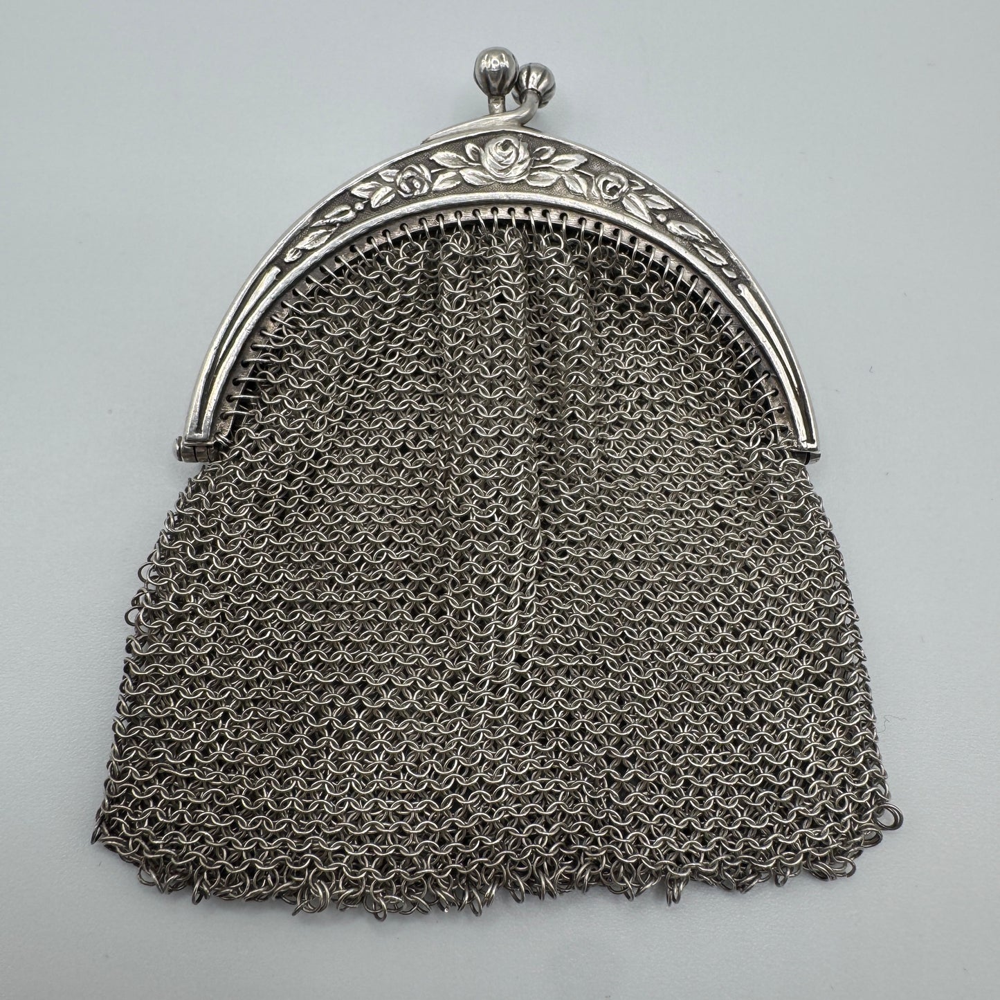 Bourse porte Louis Ancienne ART DECO en argent