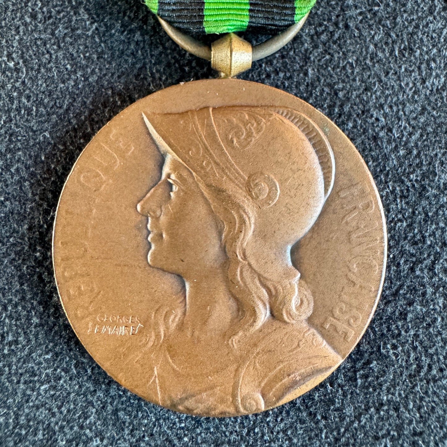 Médaille décoration militaire en bronze - « aux défenseurs de la patrie 1870-1871 »