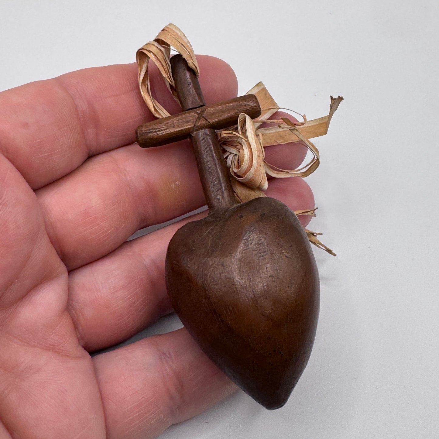 Rare Objet ancien dévotion « cœur des chouans vendéens »