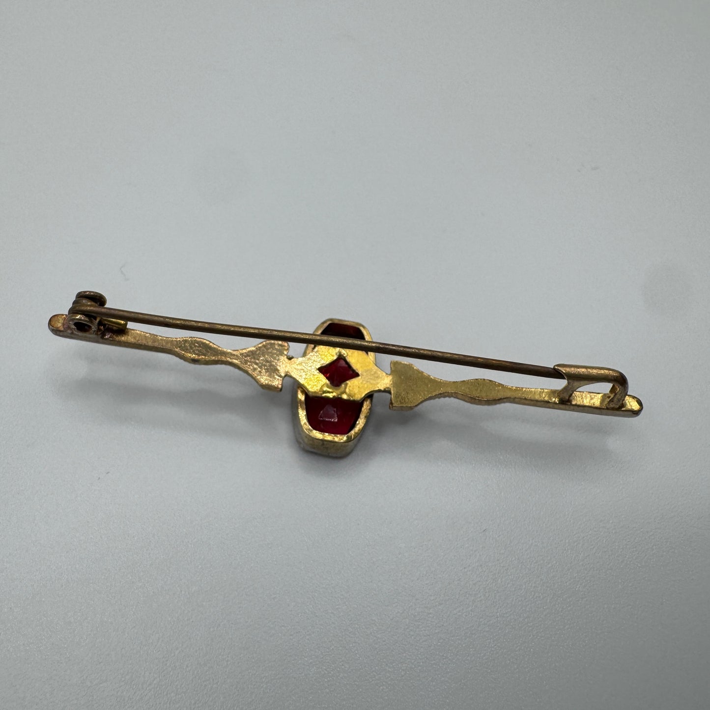 Broche ancienne - métal doré