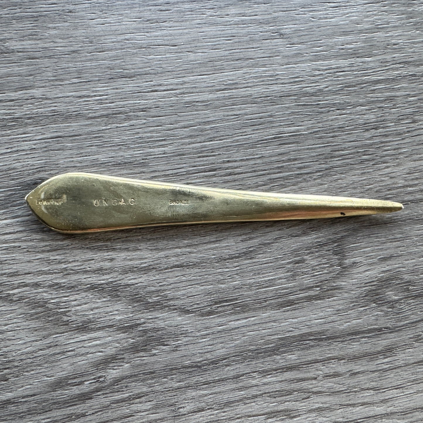 Coupe papier ancien en bronze - Max Le Verrier