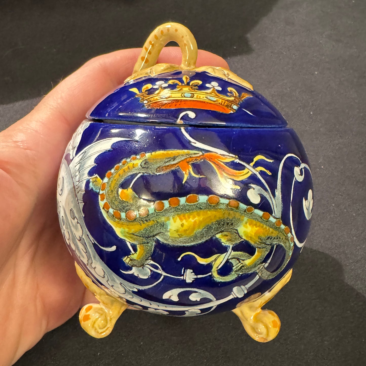 Boîte ancienne Ulysse Blois Balon - « salamandre François 1er »