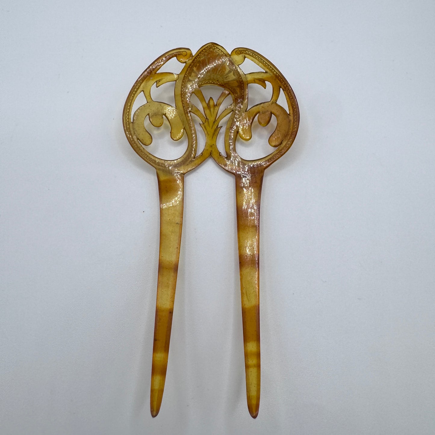 Petit Peigne à cheveux art deco - celluloïd