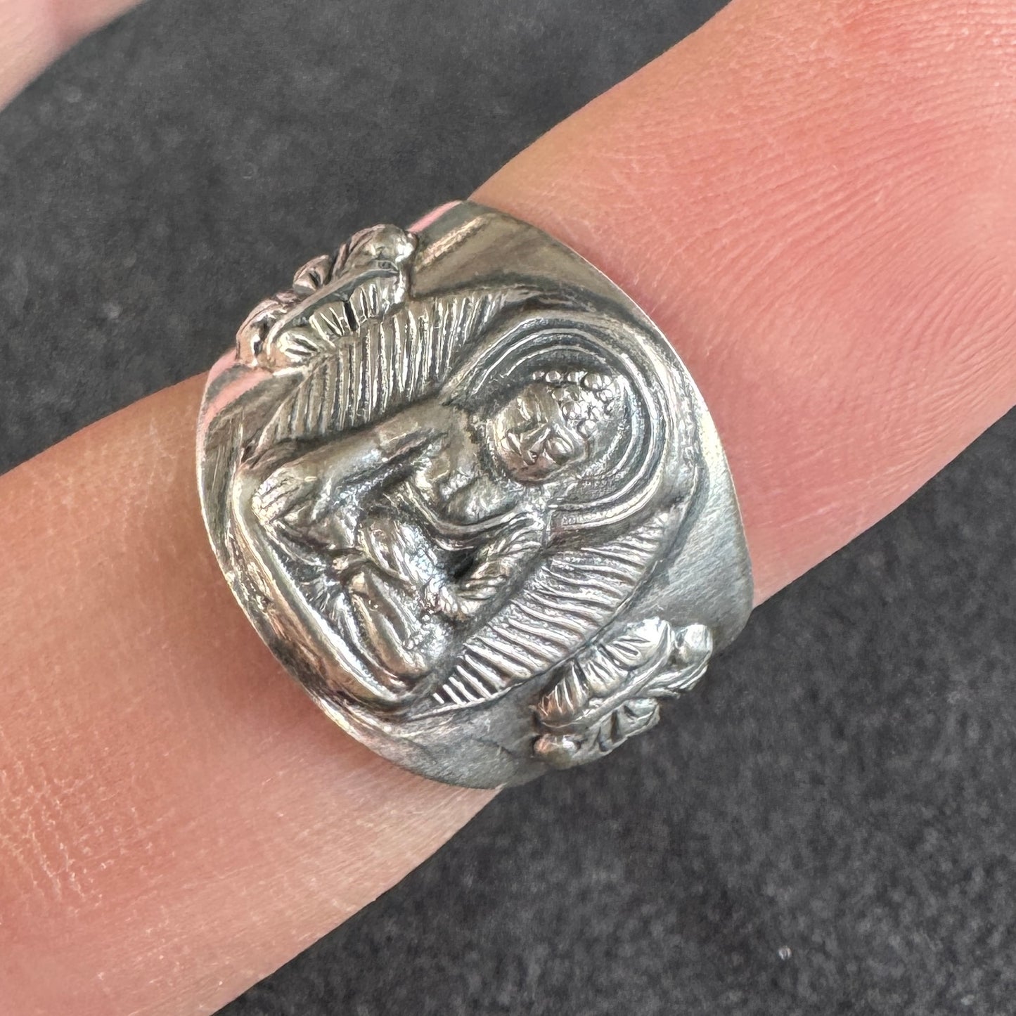 Bague en argent Bouddha