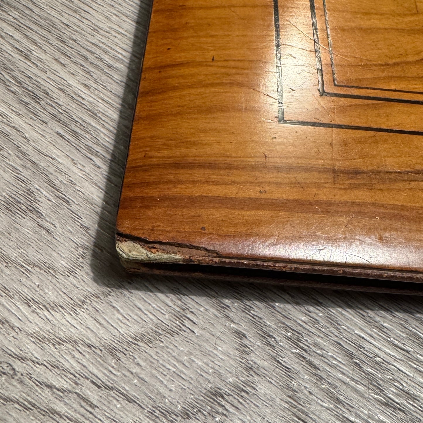 Porte documents vers 1900 - superbe marqueterie Niçoise