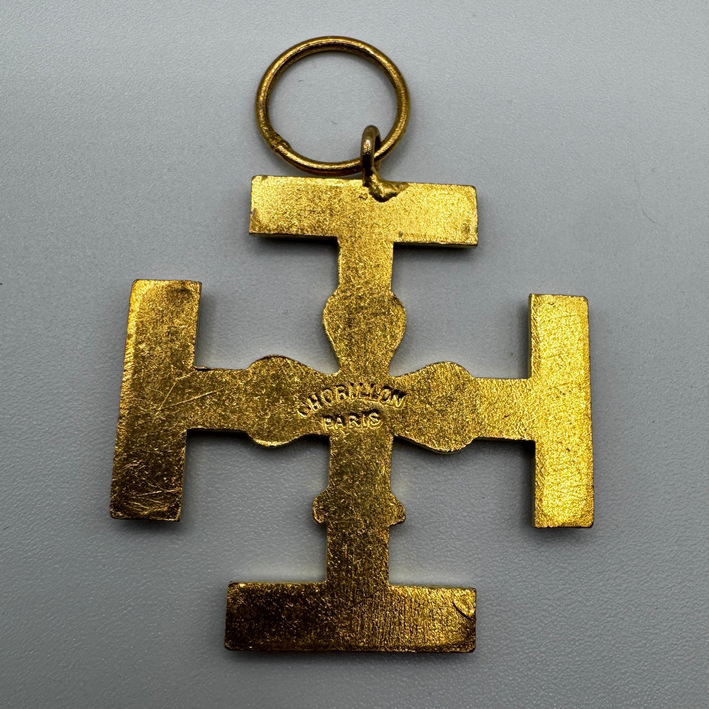 Insigne ancien émaillé « trèfle » - SCOUT DE FRANCE