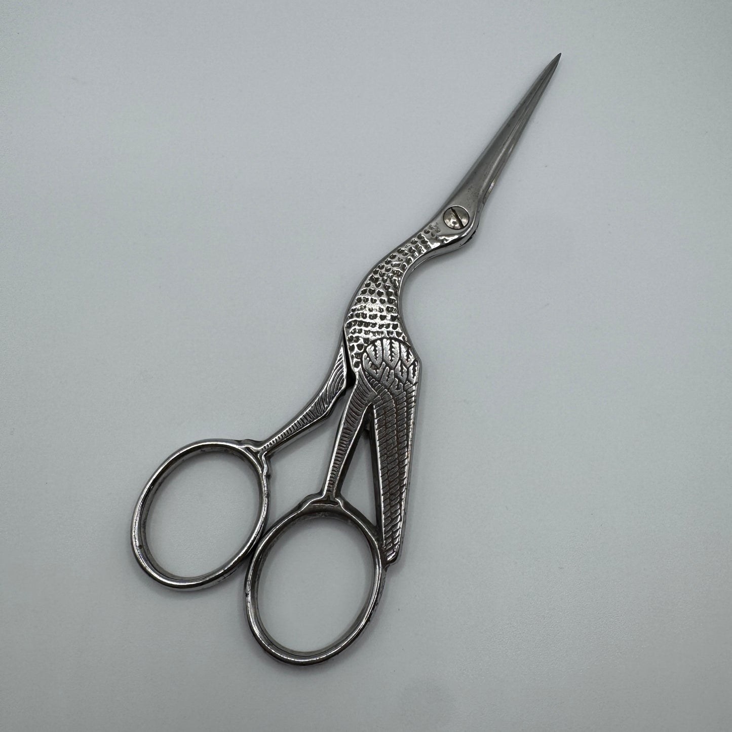 Grande paire de Ciseaux de couture Ancien « cigogne » VIGIER à Thiers