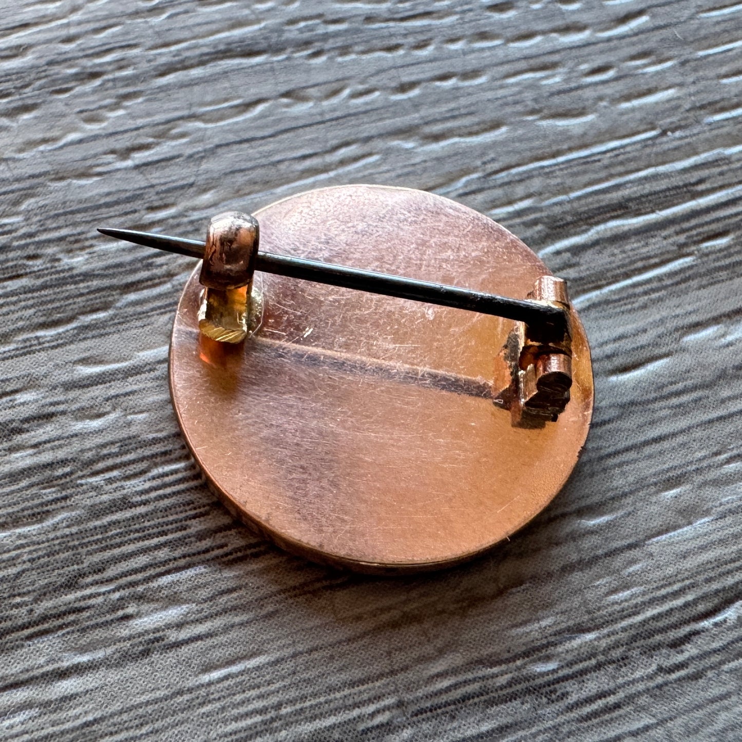 Broche ancienne en plaqué or - vers 1900