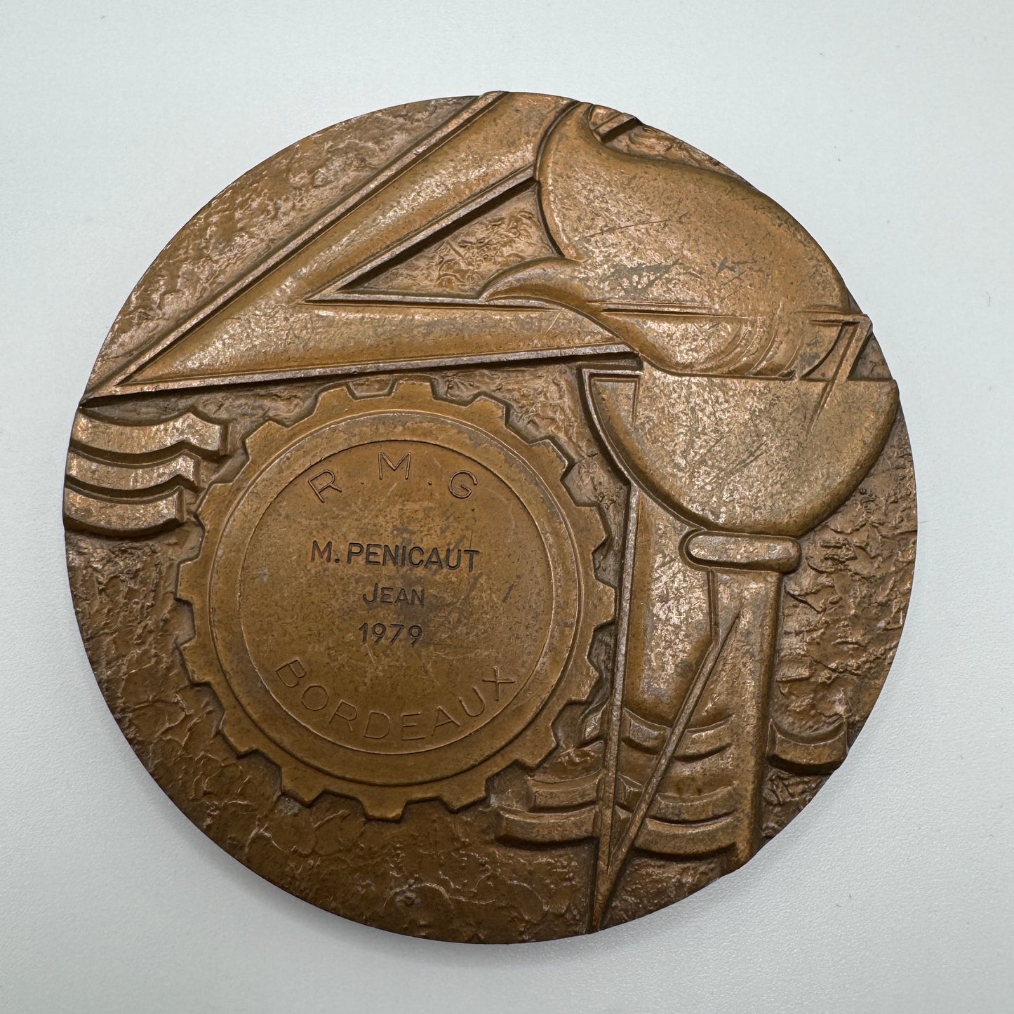Médaille artistique en bronze « Industrie de l’électricité » - par G. Simon