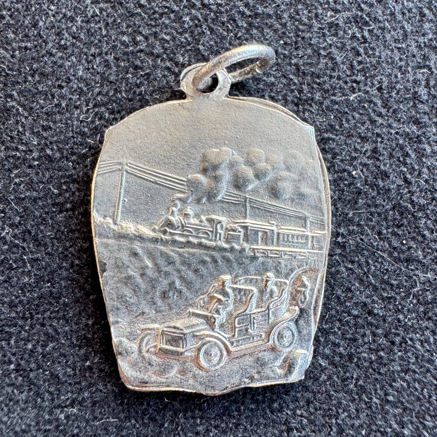 Médaille religieuse ancienne « Saint Christophe »