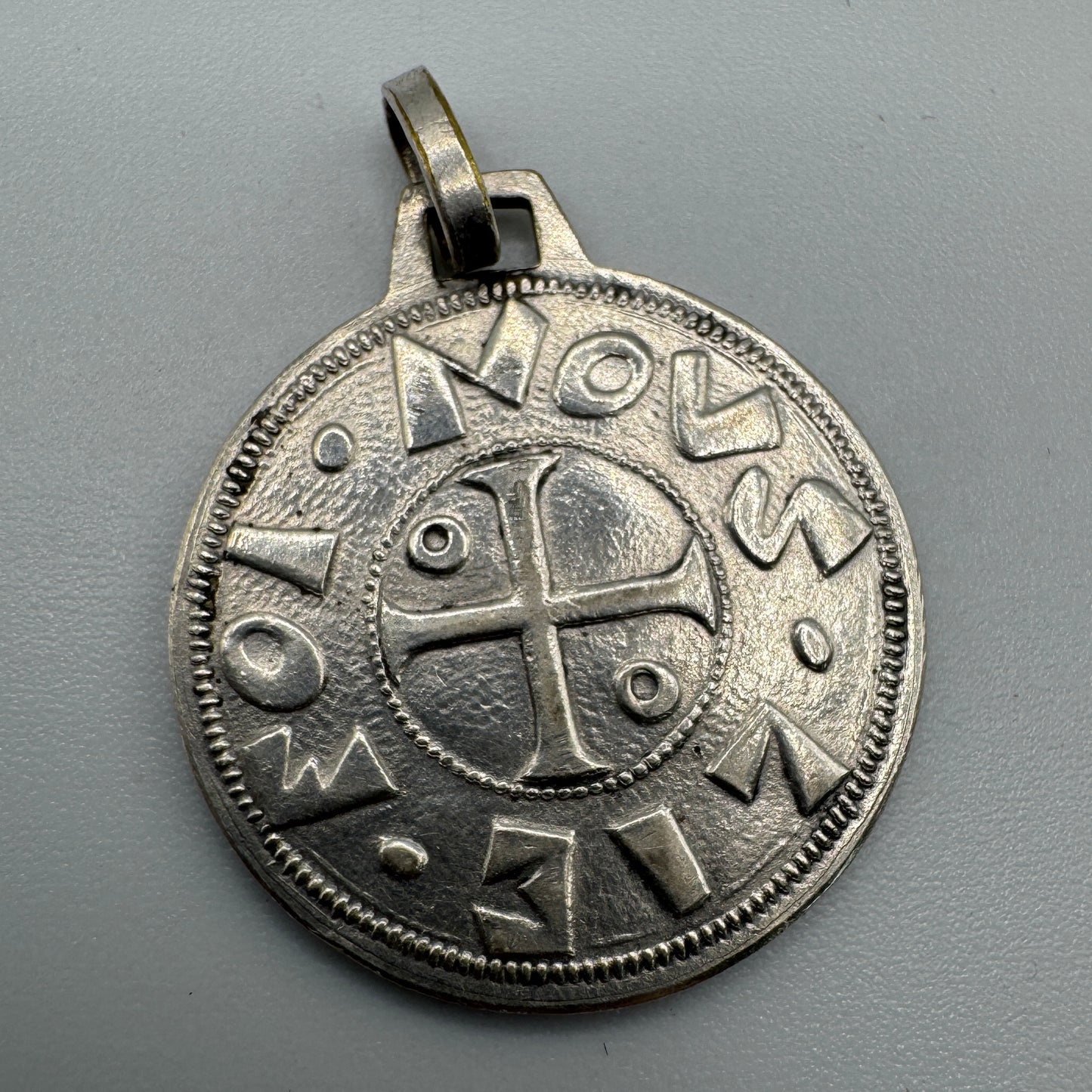 Médaille religieuse ancienne - « Foi nous lie »