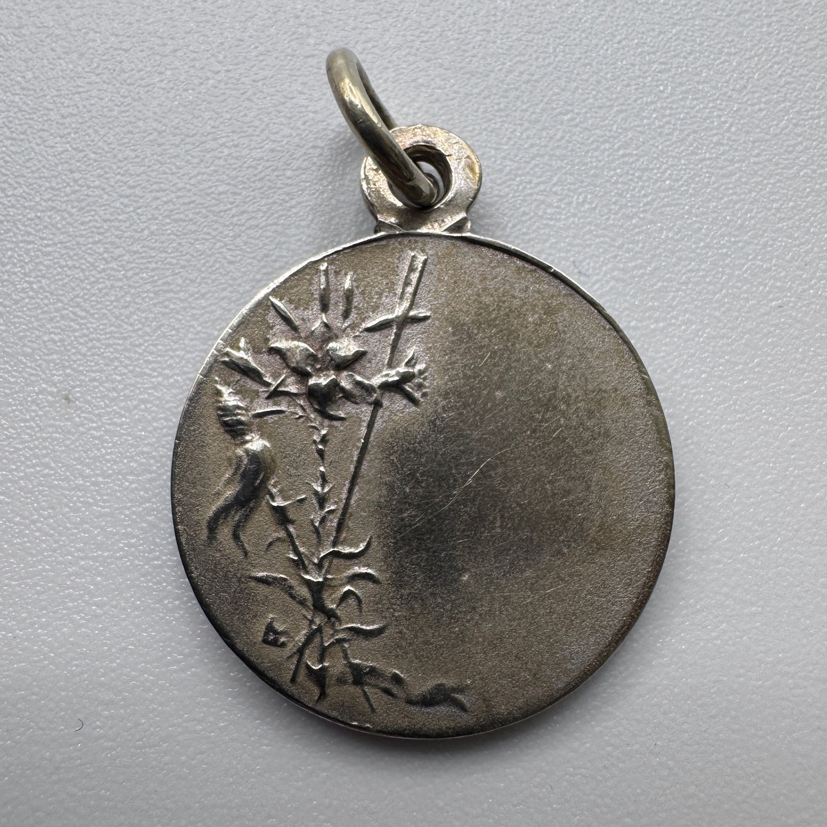 Medaille religieuse ancienne « Sainte Solange »