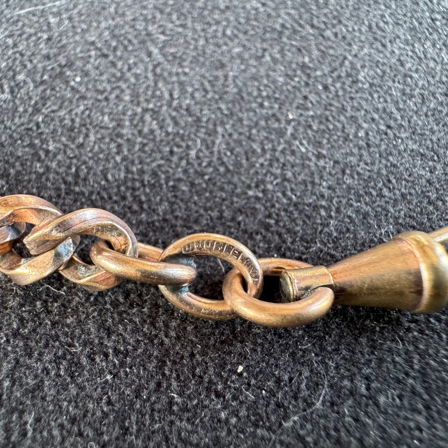 Chaine de montre à gousset ancienne - plaqué or