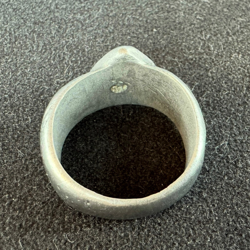 Bague artisanat de tranchée 1914-1918 - « Lion de Belfort »