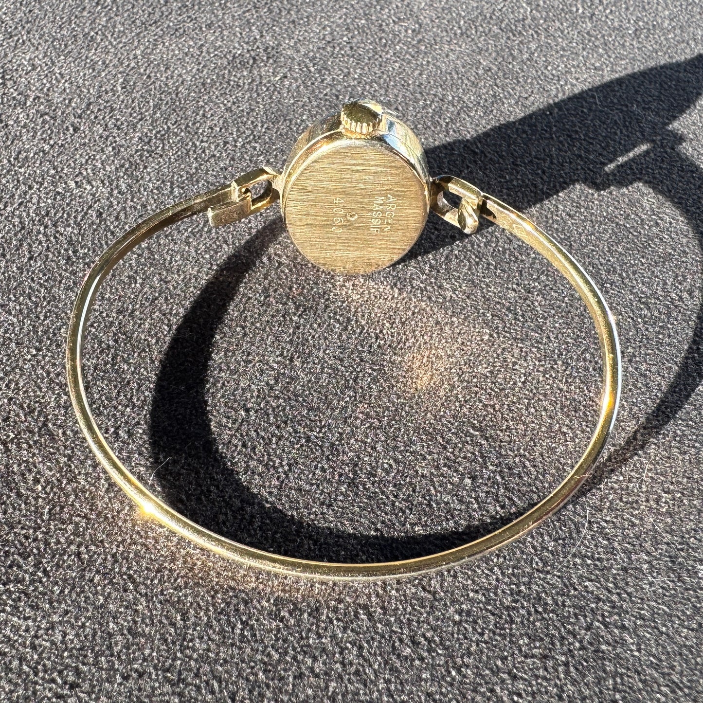 Montre bracelet mécanique de femme ancienne MOUGIN PIQUARD - argent vermeil
