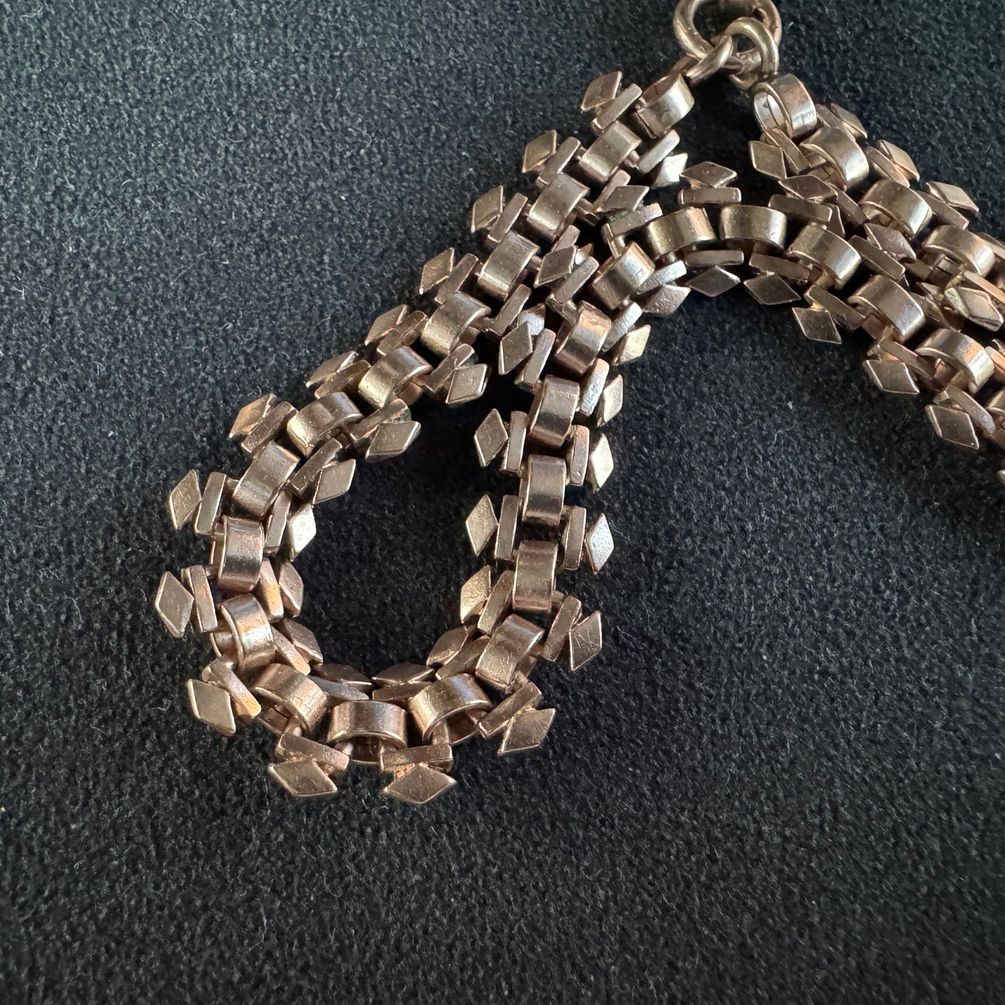 Châtelaine de montre à gousset Ancienne - plaqué or