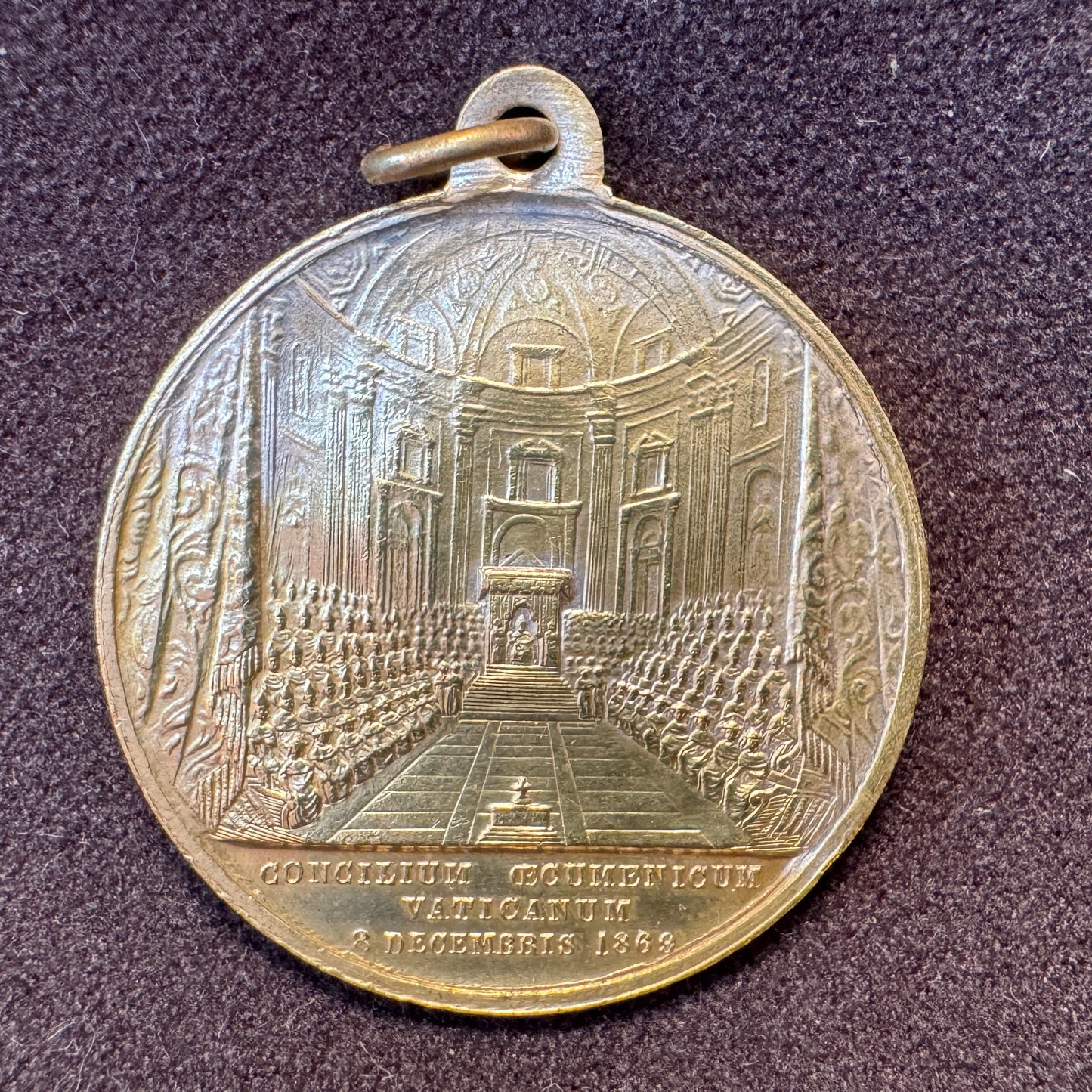 Médaille religieuse ancienne XIXeme - « Pape Pie IX »
