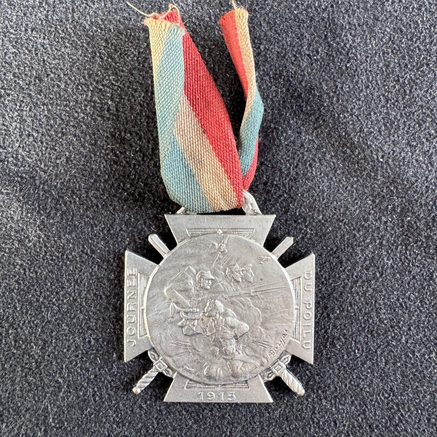 Médaille patriotique militaire 1915 « journée du poilu »